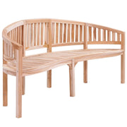 Panca da giardino a forma di banana mobili da esterno per patio mobili da terrazza 200 cm legno massello di teak 02_0011710