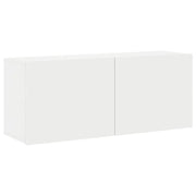 Mobile TV multimediale mensola TV mobile TV sala da pranzo soggiorno camera da letto montaggio a parete 100 x 30 x 41 cm bianco 02_0027737