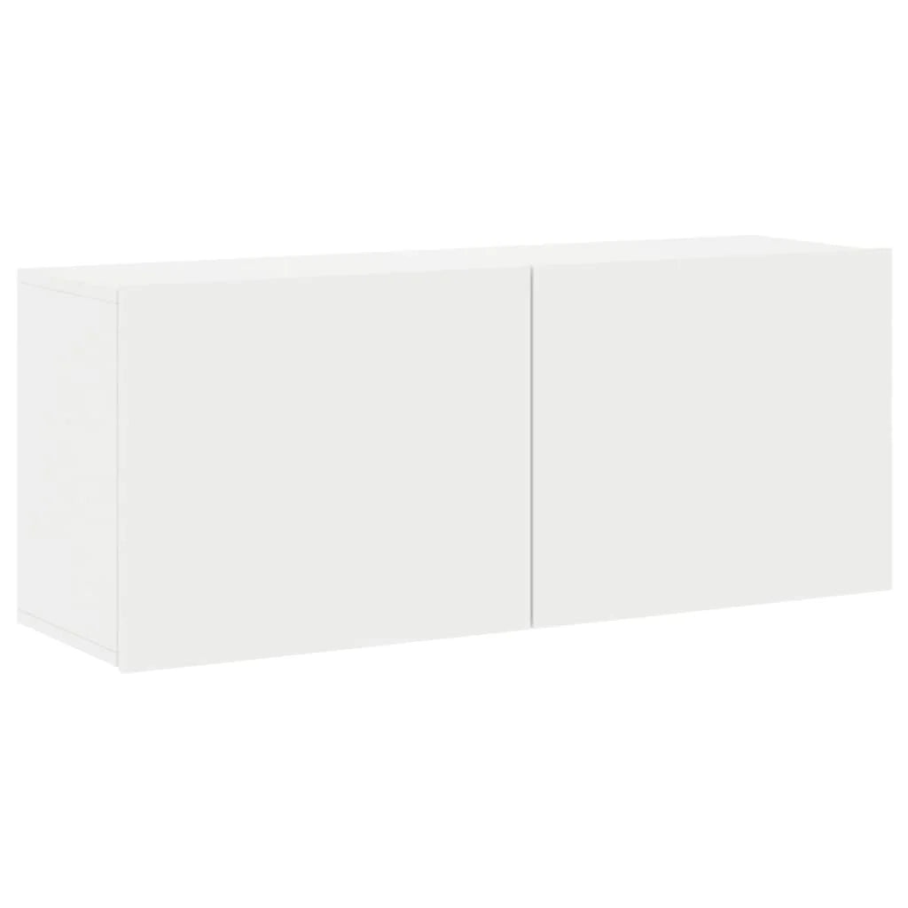 Mobile TV multimediale mensola TV mobile TV sala da pranzo soggiorno camera da letto montaggio a parete 100 x 30 x 41 cm bianco 02_0027737