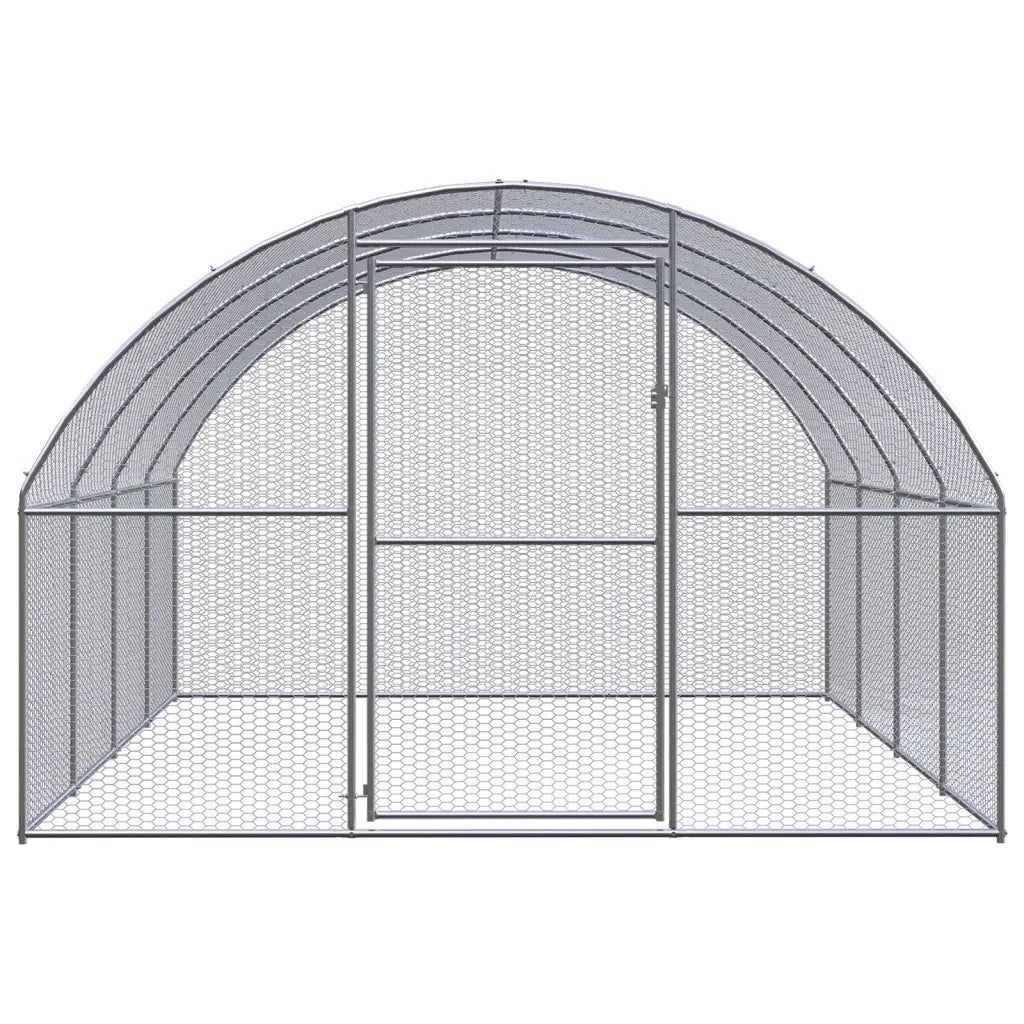 Pollaio per Esterni 3x4x2 m in Acciaio Zincato CFW4234140