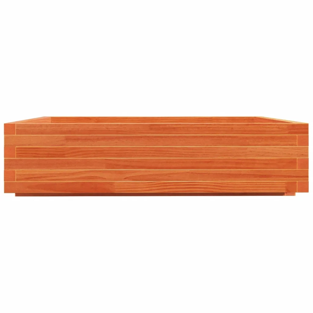 Fioriera | Cassetta per fiori | Vaso Giardino 100x100x26,5cm Legno Massello Pino