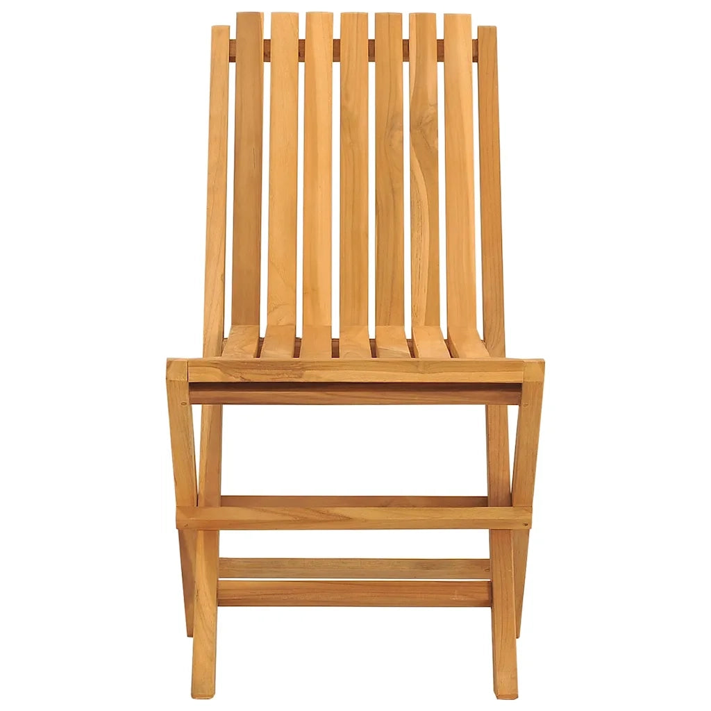 Sedie da Giardino Pieghevoli 4pz 47x47x89cm Legno Massello Teakcod mxl 100263