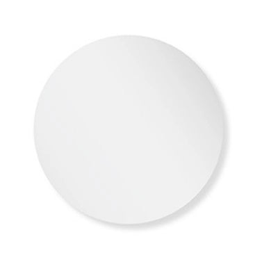 Specchio bagno tondo 50 cm a filo lucido con installazione a parete