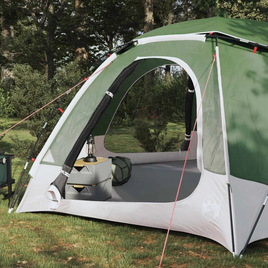Tenda a cupola con tetto rimovibile-Tenda da campeggio Verde 8 persone