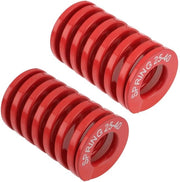Compressore 2x per sostegno posteriore - compatibile con Tesla Model 3 2017-2020 - 65mn Acciaio - Rosso - 40 x 25 mm - Sostegno posteriore