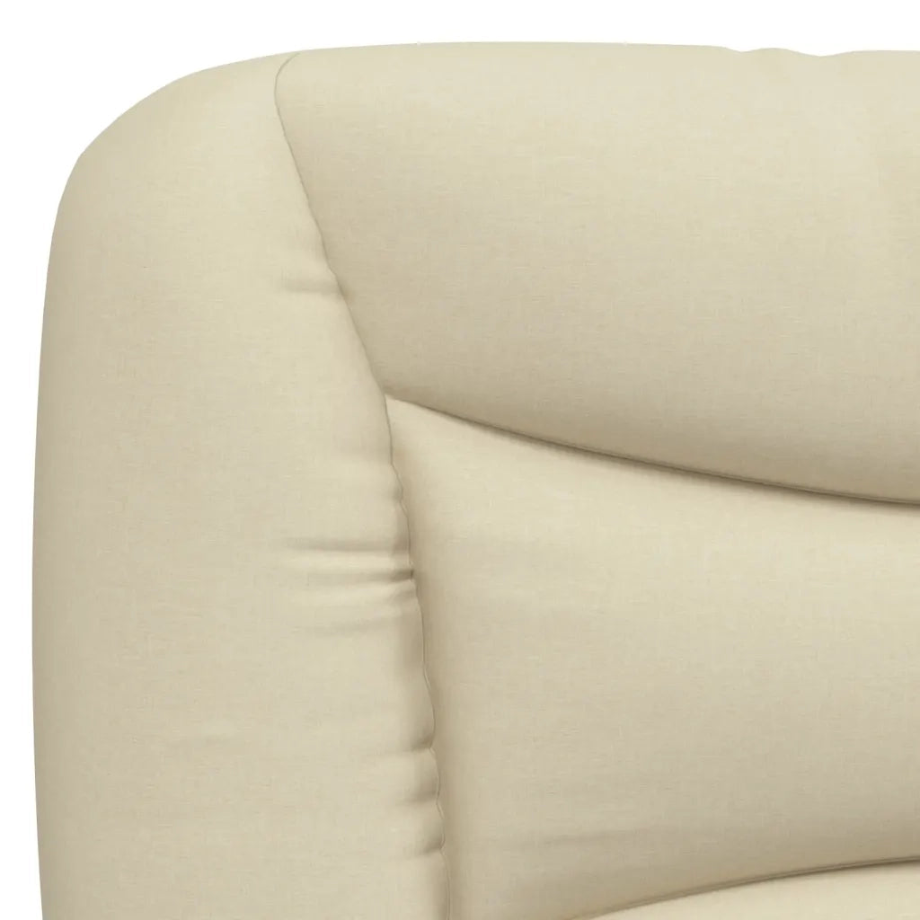 Cuscino Testiera-Cuscino per Testiera Hvar Crema 120 cm in Tessuto