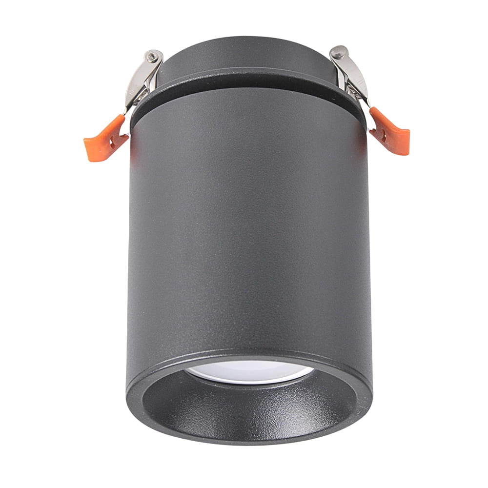 Faretto incasso orientabile GU10 nero Polux Pallas