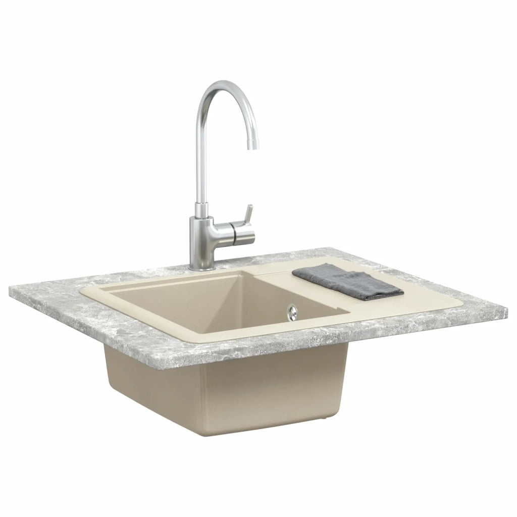 Lavello Beige 560 x 460 mm 80% Quarzo e 20% Resina CFW4914860