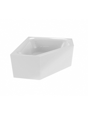 RIHO AUSTIN Vasca da bagno angolare in acrilico Plug&Play 145x145cm