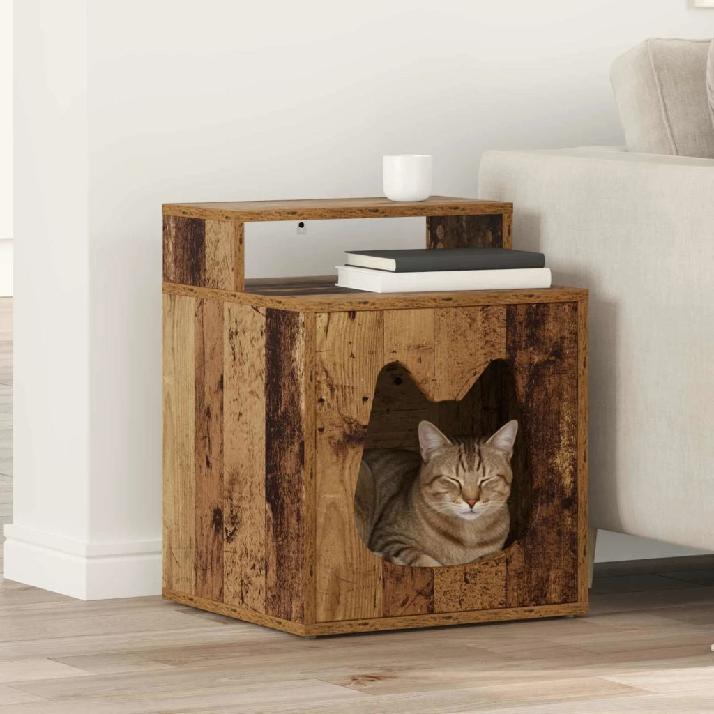 Casa per Gatti Legno vecchio 42,5 x 40 x 53,5 cm CFW8875918