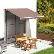 Tessuto di Ricambio per Tenda da Sole Marrone 3,5x2,5 m cod mxl 54611