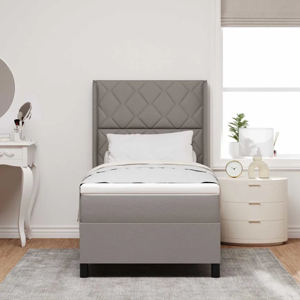 Letto a molle con materasso Talpa 90 x 200 cm Tessuto 3341690