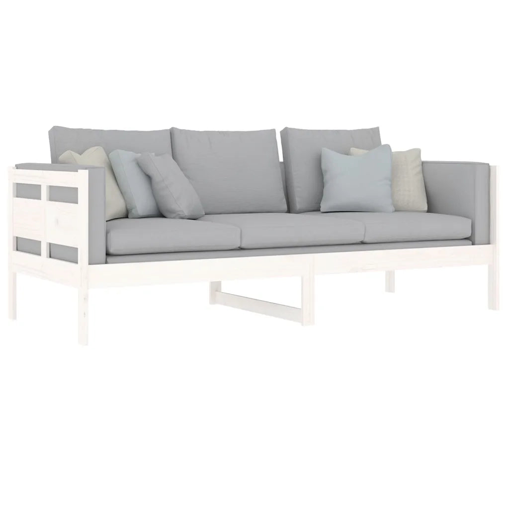 Dormeuse Bianca in Legno Massello di Pino 80x200 cm 820303