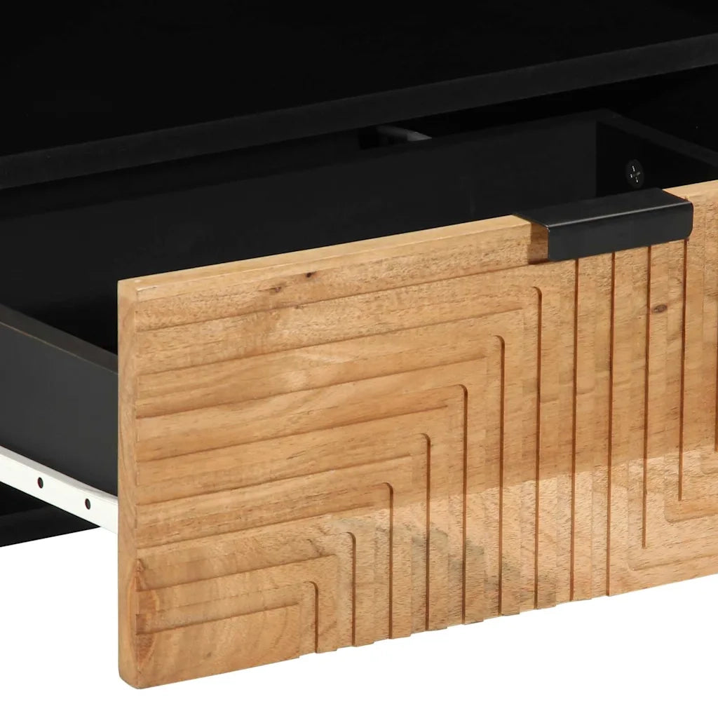Unità TV Legno di Acacia Massello Legno multistrato 4017773
