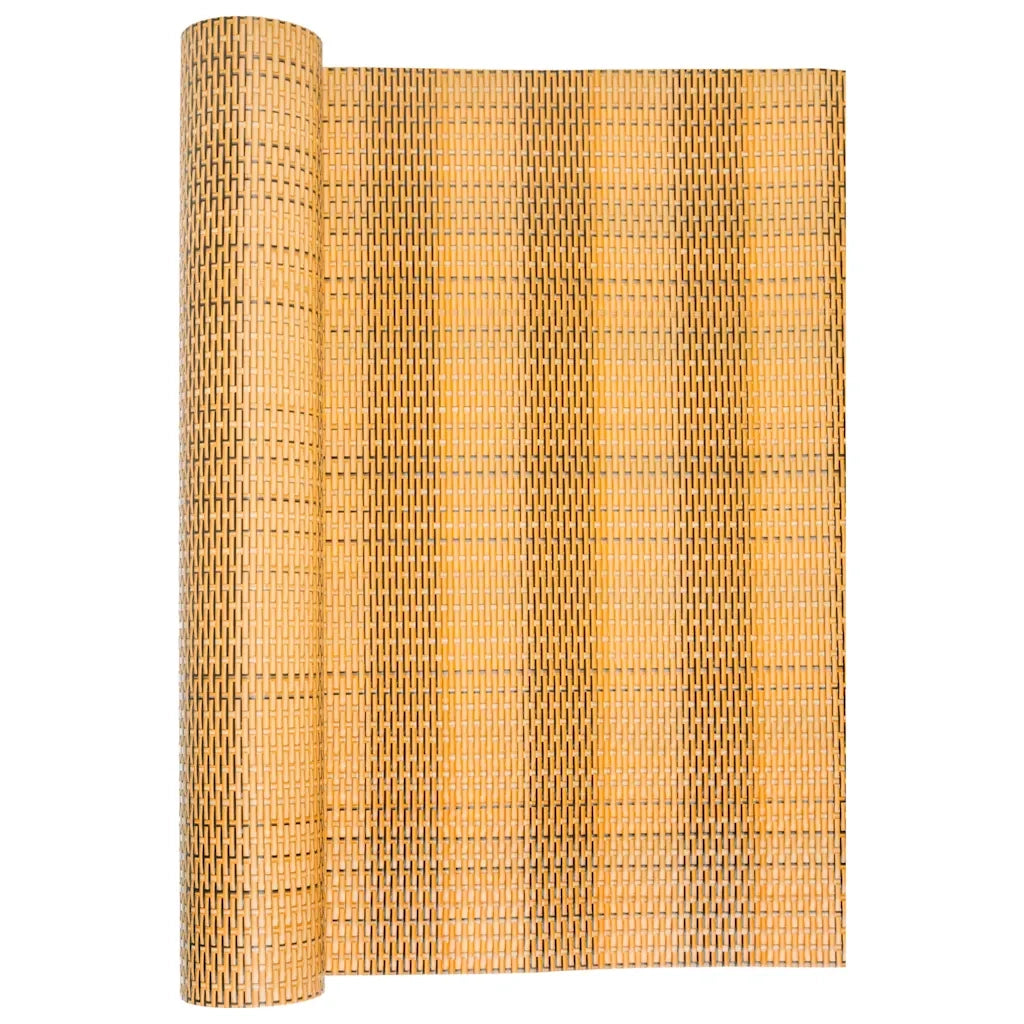 Schermo da balcone | Paravento da Balcone Marrone Chiaro 1000x90 cm in Polyrattan