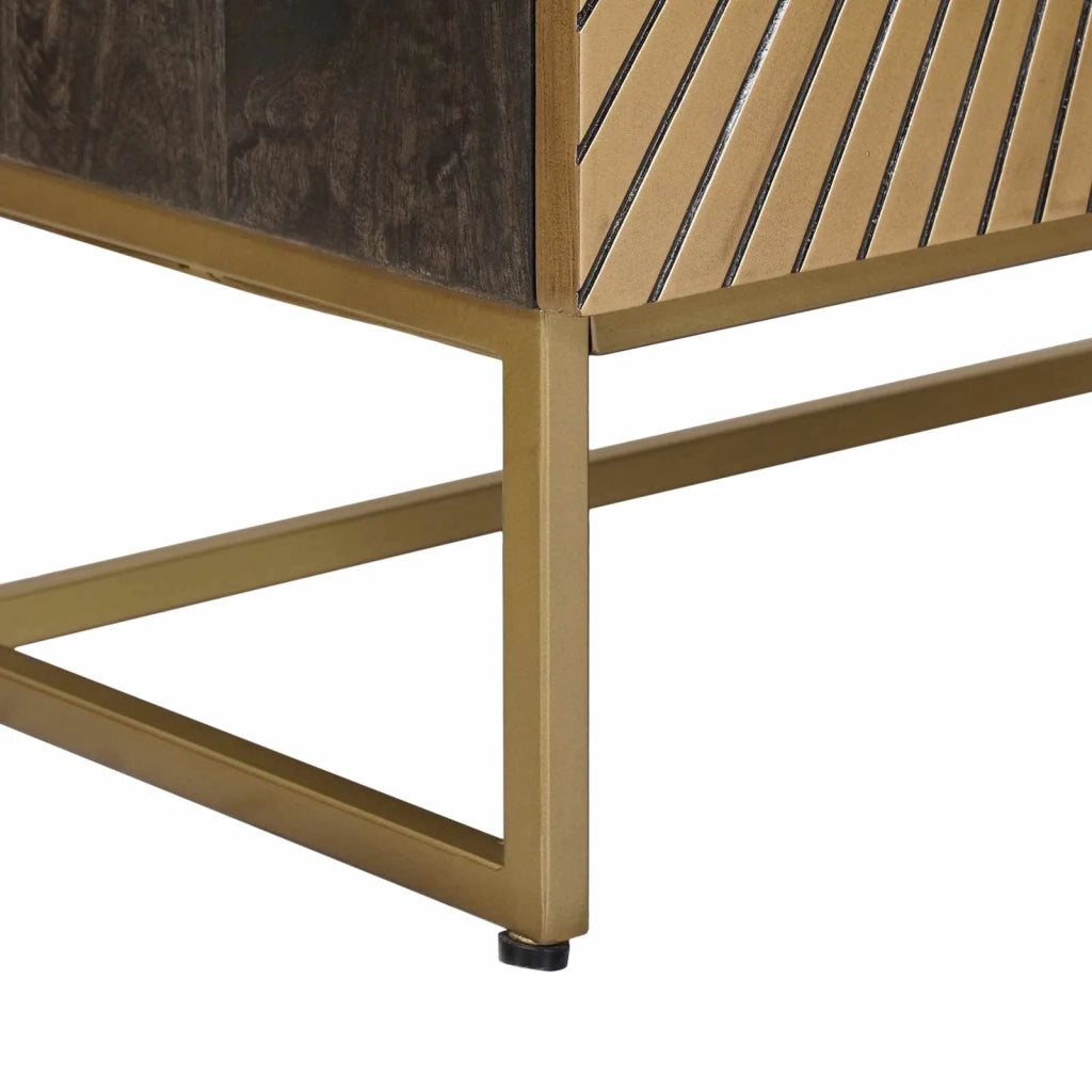 Credenza Ottone 53,5 x 30 x 95 cm 42020074
