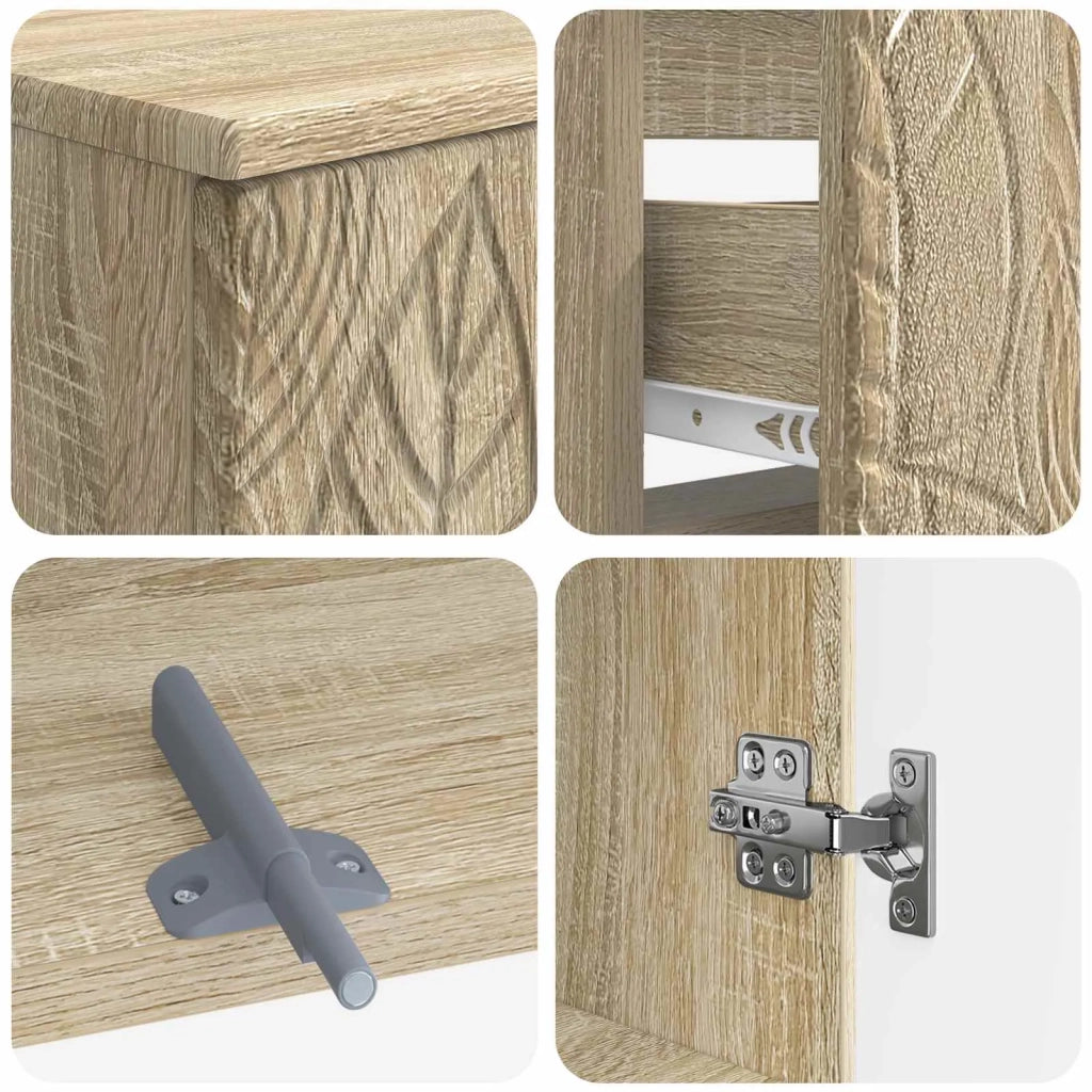 Set di Armadi da Bagno da 2 Pezzi DELFT Rovere Sonoma 3418028