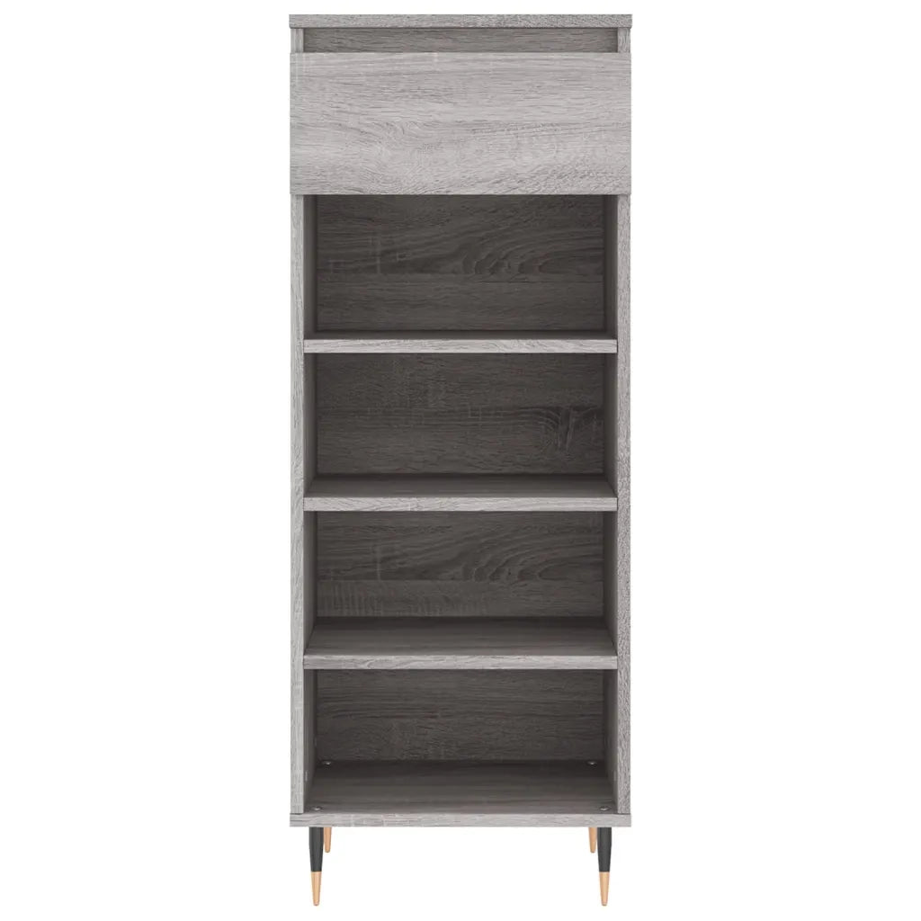 Scarpiera | Mobile per scarpe Grigio Sonoma 40x36x105 cm in Legno Multistrato