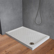 Piatto doccia 80x100 rettangolare in ceramica bianco Dolomite Gemma