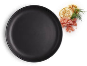 Set da Cucina in Ceramica Ø17cm - Design Danese - Resistenti a Lavastoviglie, Congelatore, Forno e Microonde - Set da 4 pezzi - Nero per Uso Giornaliero