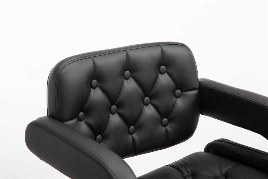 Set 2 Sgabelli Design Dublin In Similpelle nero