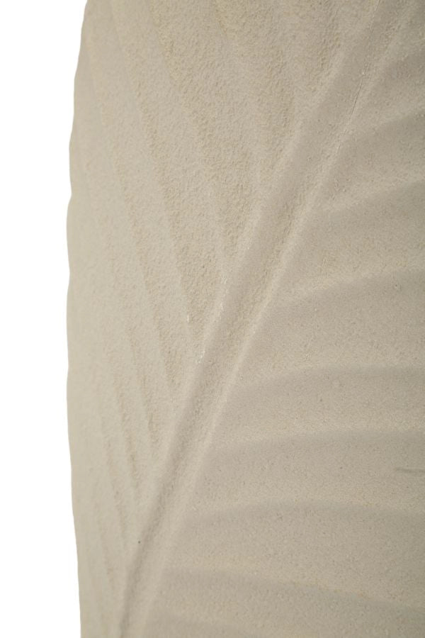 Vaso Dune Tall 26x11x41 cm in Ferro Crema