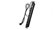 PDU-8P1U-SWITCH Ciabatta Multipresa Rack 19" 1U 8 Prese 16A 250V con Interruttore