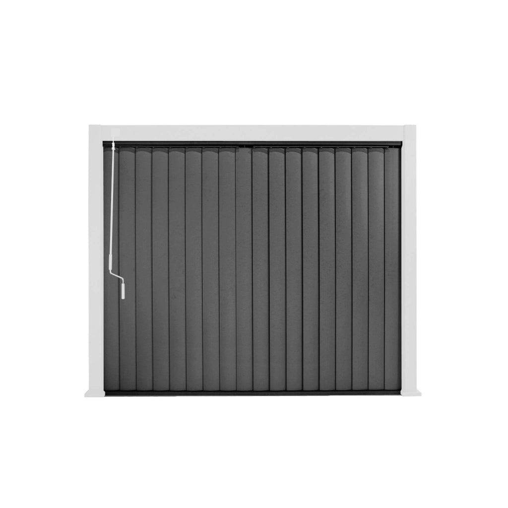 Pannello a lamelle orientabili 3m per pergola bioclimatica in