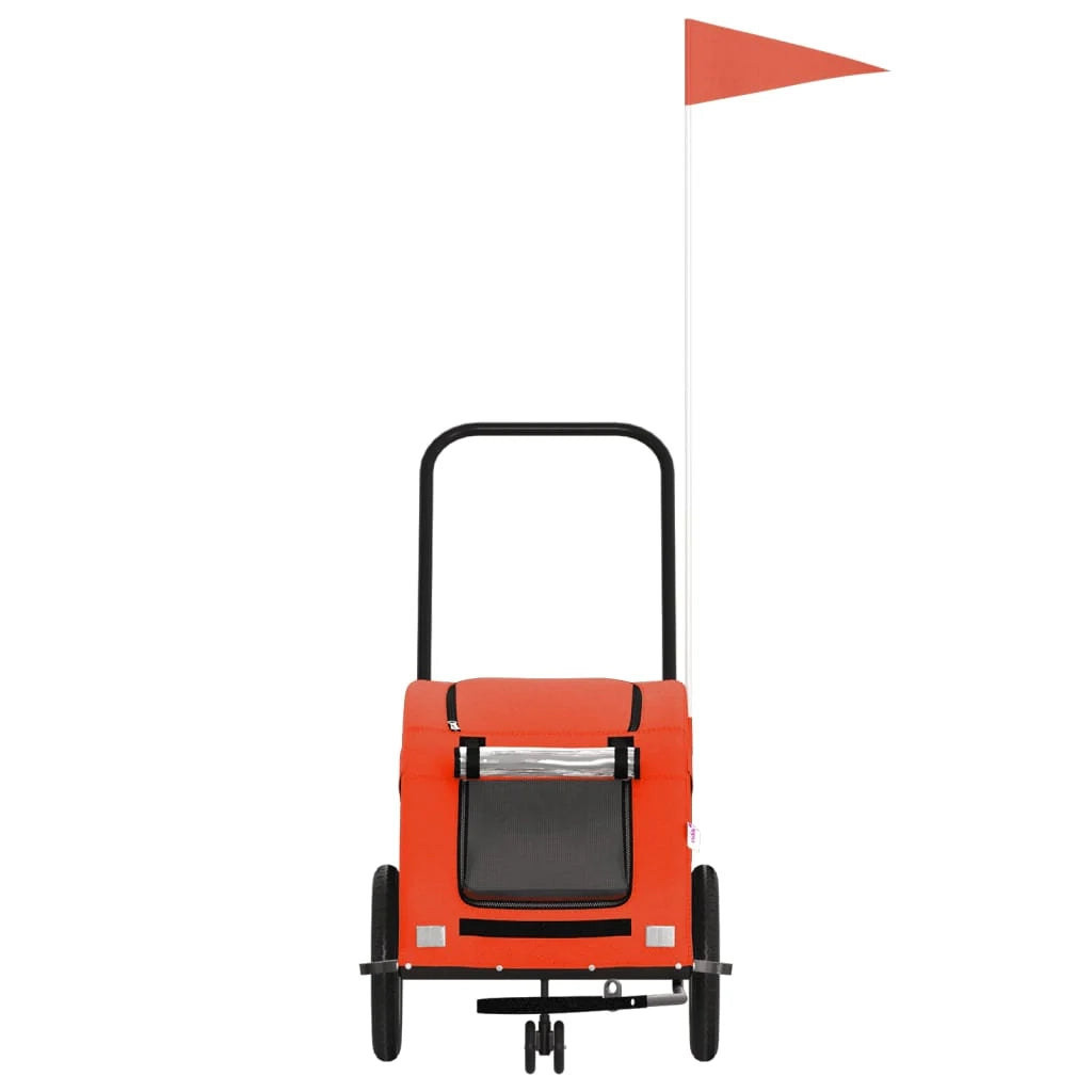 Rimorchio/carrello per animali domestici arancione 02_0044334