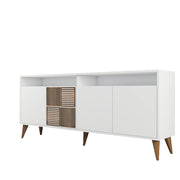 Consolle in legno "Milano" - 180 x 35 x 78 cm - Bianco