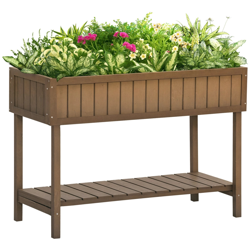 Fioriera da Giardino con Ripiani ¨C zephmum ¨C Legno di Pino 110x46x76 cm
