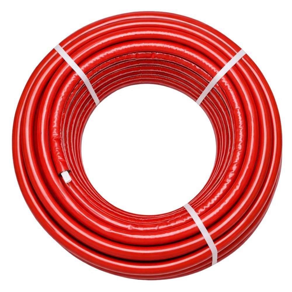 Tubo multistrato rivestito rosso per impianti idrosanitari e riscaldamento *** diametro 20 millimetri, lunghezza metr...