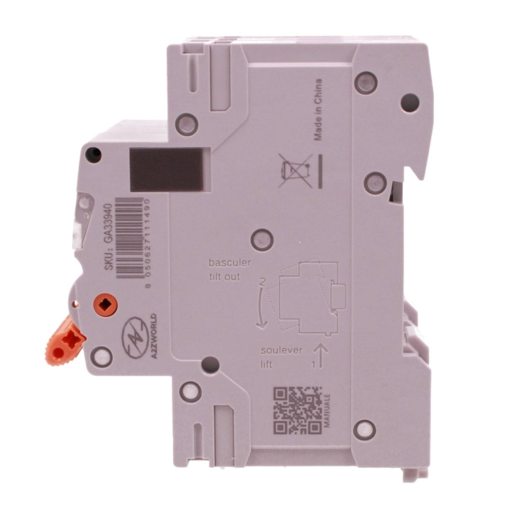 MCB Interruttore Magnetotermico Automatico Curva C 3P 3M 10000A AC 400V IP20 GYM9H, Accoppiabile Con Bobina di Sgancio GA01231 GA01232, Disponibili 16A 20A 25A 32A 40A 63A (C40A)