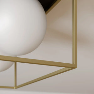 Plafoniera Da Soffitto Gold White APP1168-4C