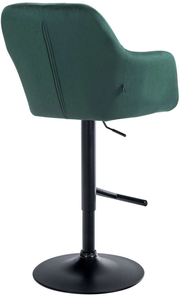 Barhocker Natoma Samt schwarz