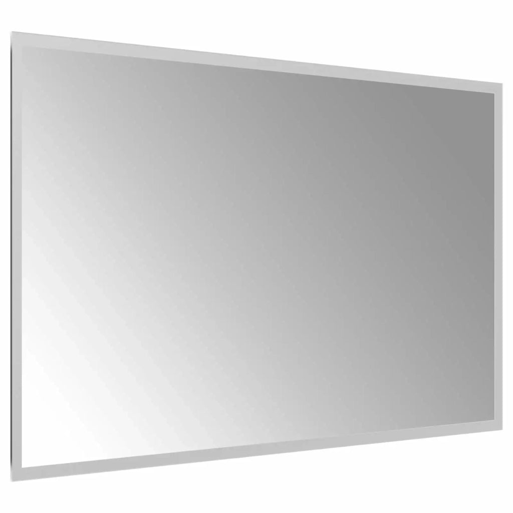 Specchio da bagno LED Trasparente 80 x 50 cm vetro temperato 42045817