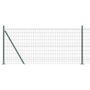 Recinzione da Giardino | Recinzione con Posto Verde 1 x 25 m Acciaio e PVC