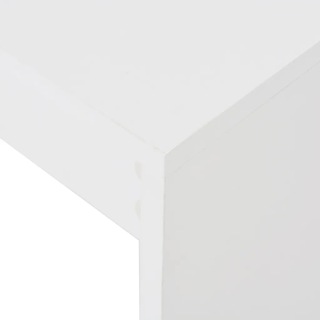 Tavolo da Bar con Ripiano Bianco 110x50x103 cm cod mxl 51791