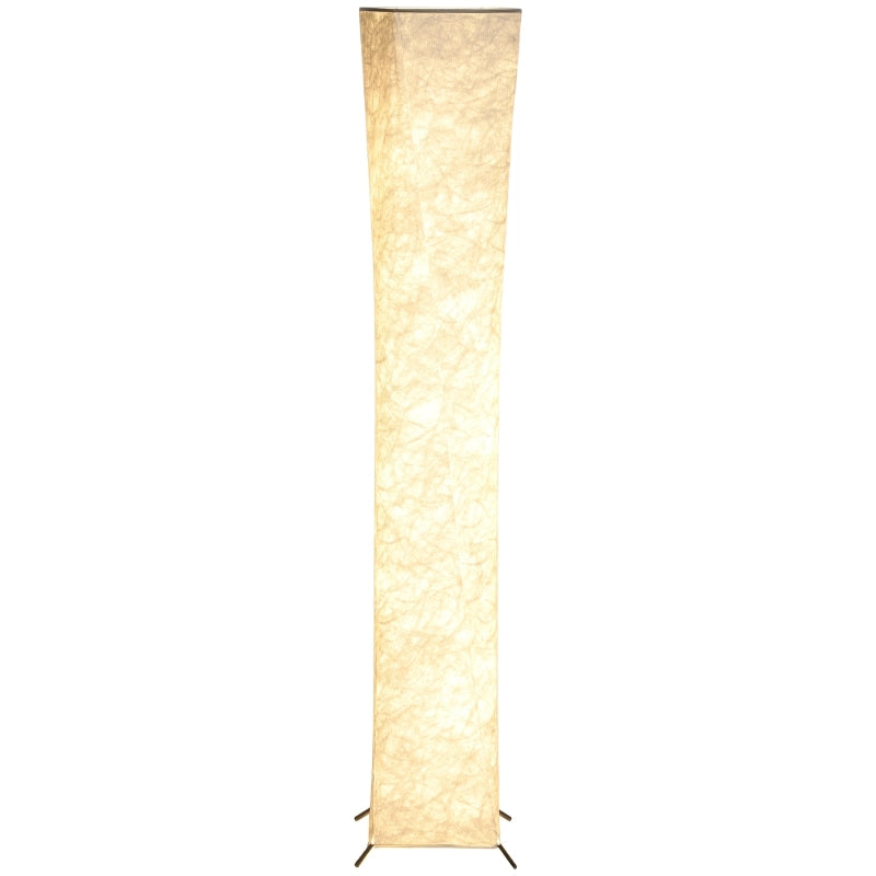 Lampada da terra con paralume in carta, interruttore a pedale, 3 livelli di luminosit¨¤, luce bianca