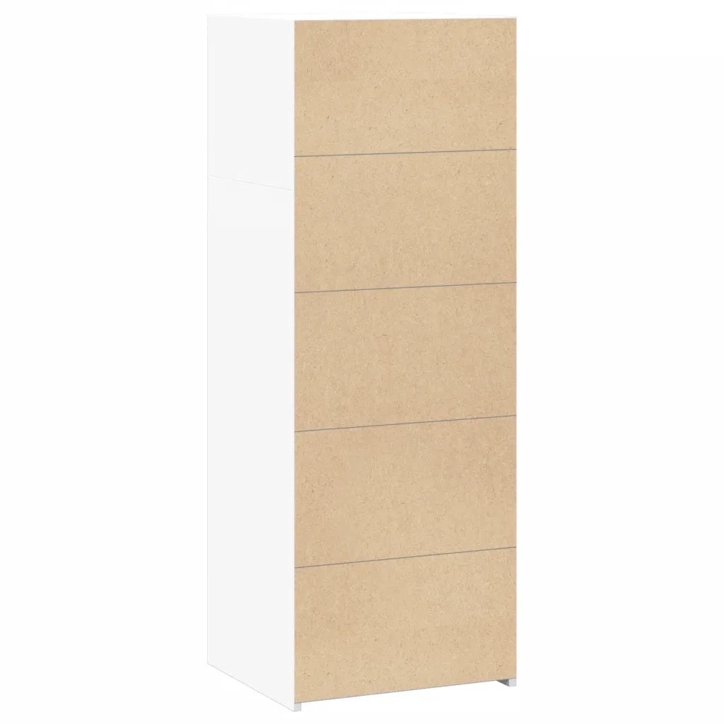 Credenza Bianca 45x41x124cm in Legno Multistrato 846390