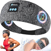 Cintura 3 in 1 con Cuffie Bluetooth Senza Fili e Maschera da Sonno - Ideale per lo Sport e la Relaxazione