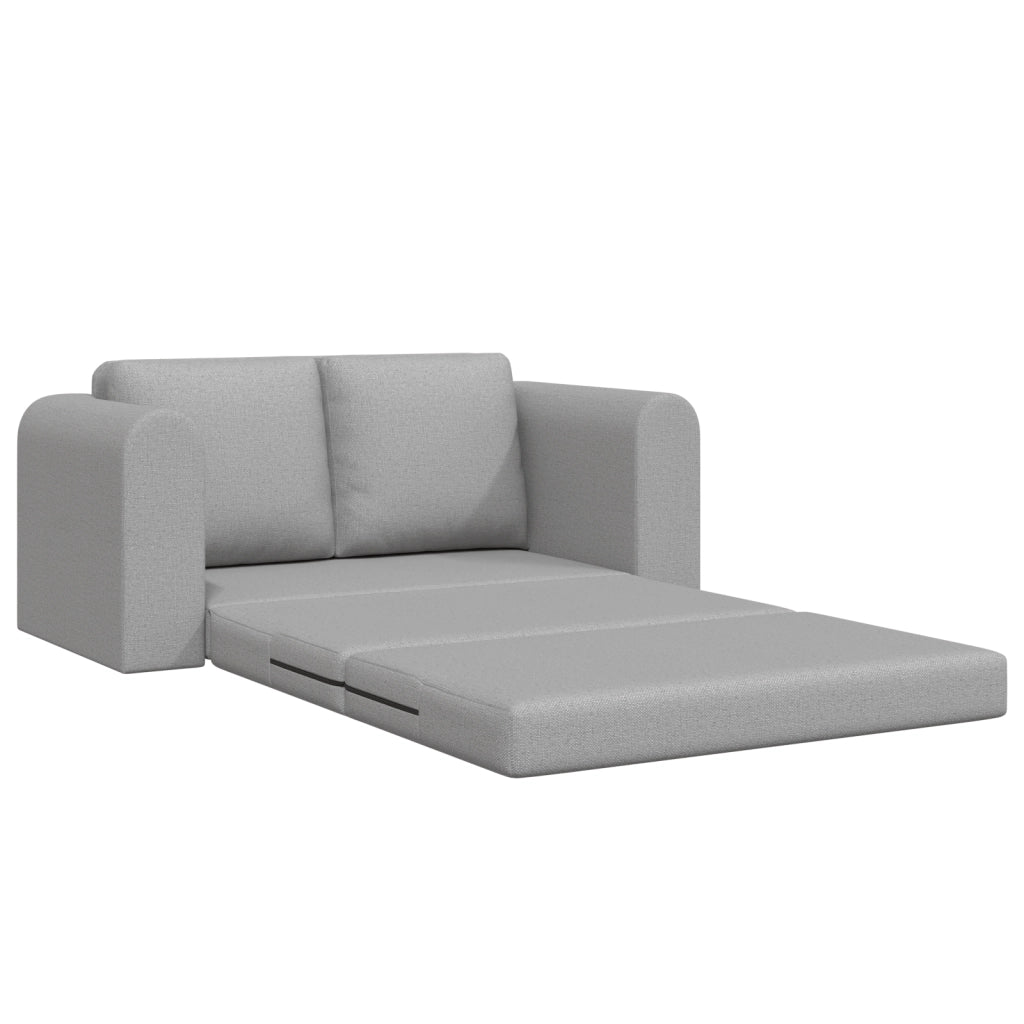 Divano Letto 2-in-1 Grigio Nuvola 148x71x83 cm Tessuto