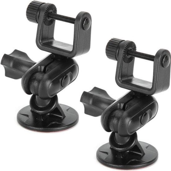 Montaggio Adattabile per Dash Cam da 360 Gradi - Zuignap per Auto - Universale - Adatto per la Maggiore Parte delle Dash Camera DVR - Set da 2.
