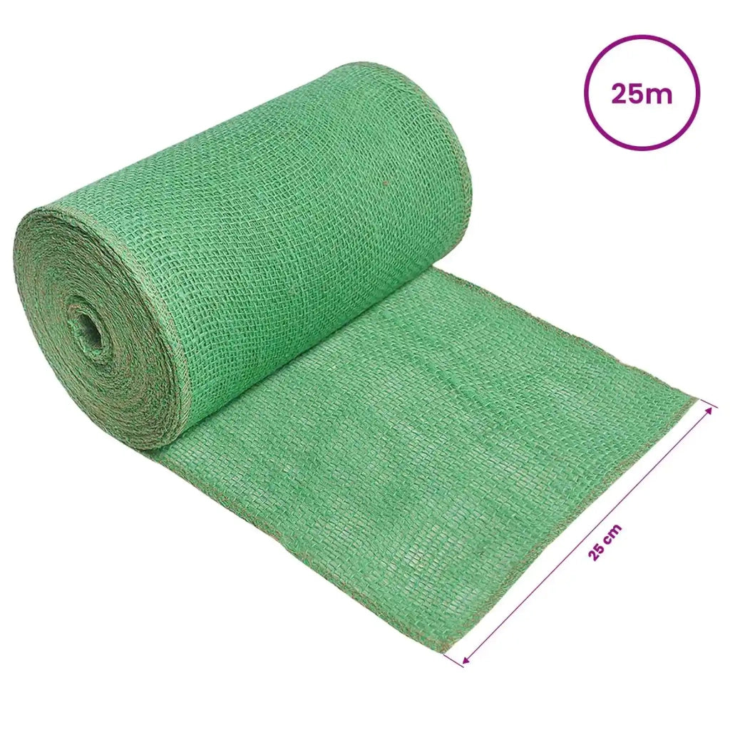 Rotolo di Juta 25 x 2500 cm Verde 42012027