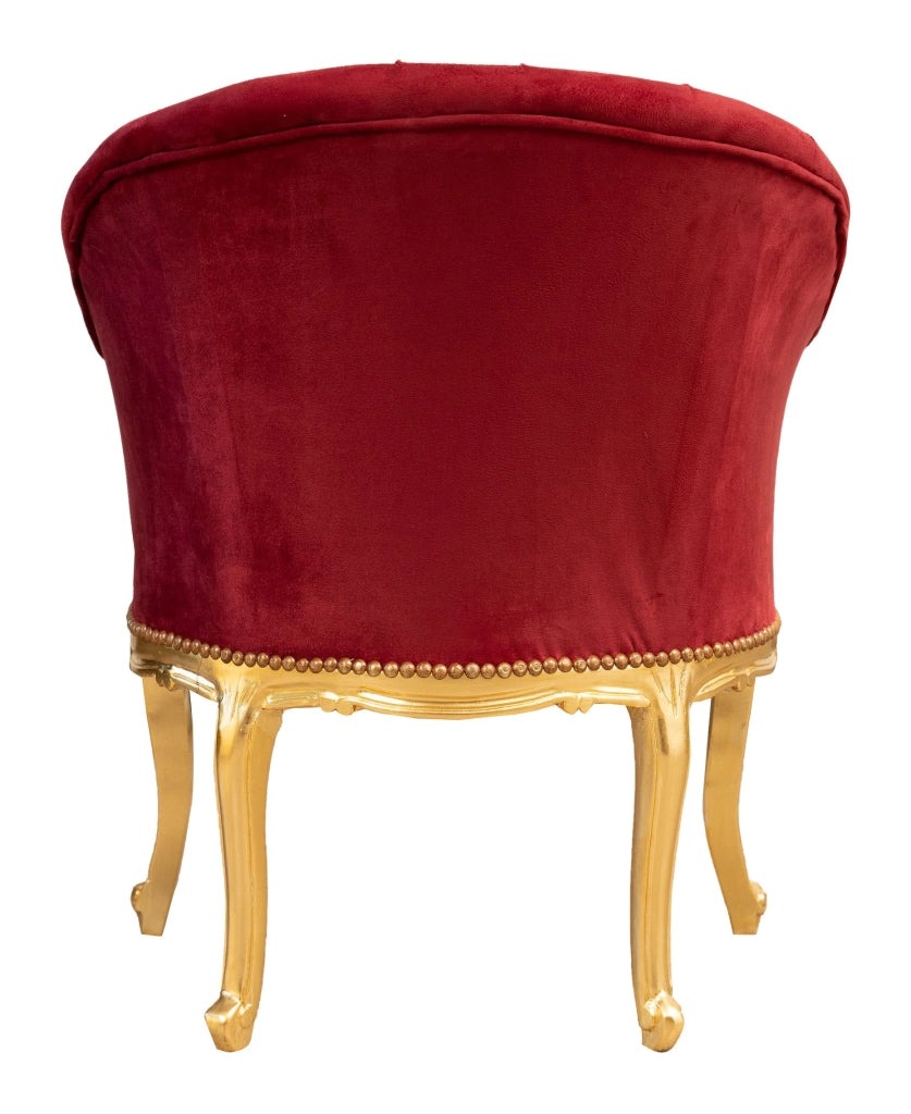 Biscottini Poltrona stile francese Luigi XVI in legno massello di faggio Sedia XVI, faggio,