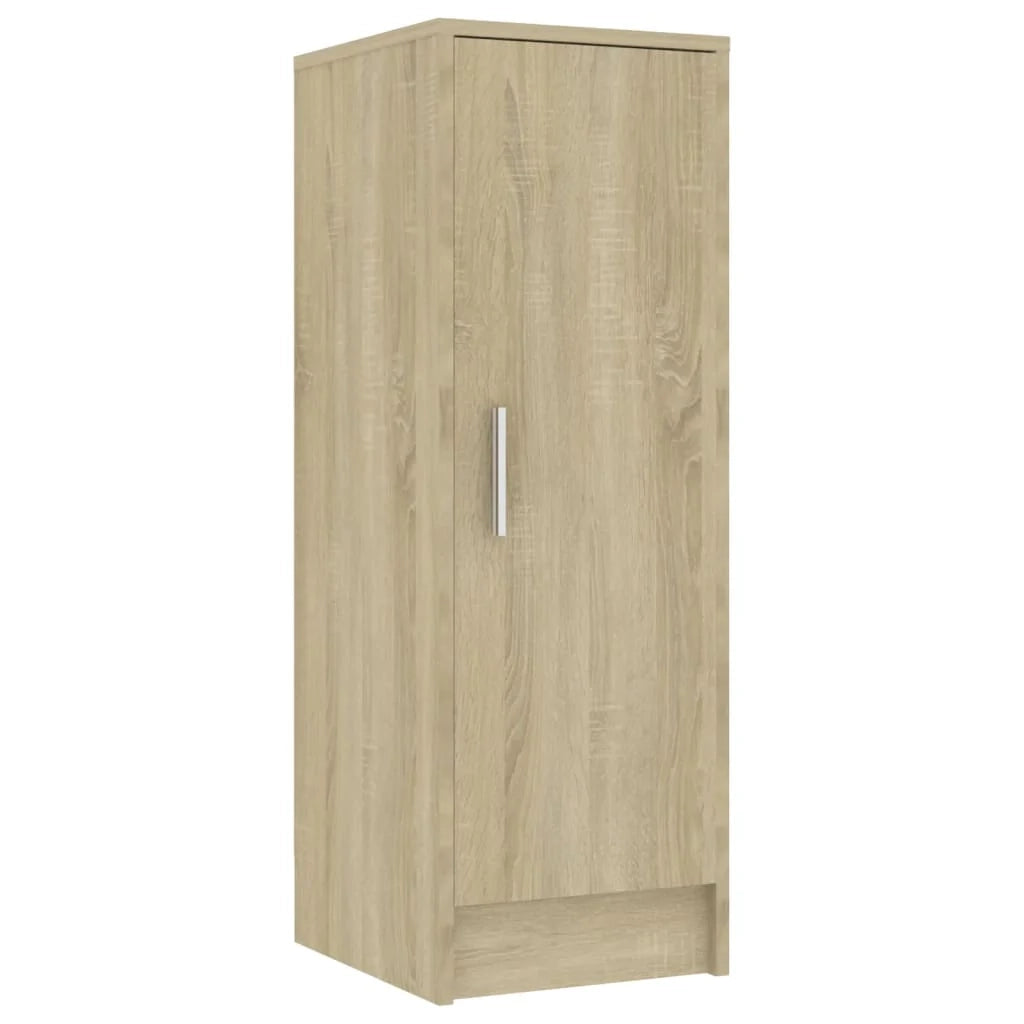 Scarpiera mobile contenitore per scarpe mobile per ingresso/corridoio/soggiorno rovere Sonoma 32 x 35 x 92 cm legno ingegnerizzato marrone 02_0021695