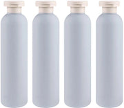 Spremi Flessa - 4 Pezzi - 260ml - Senza Lecito - Ricaricabile - Silicone - Valvola di Protezione contro la Gocciolatura - Reisset