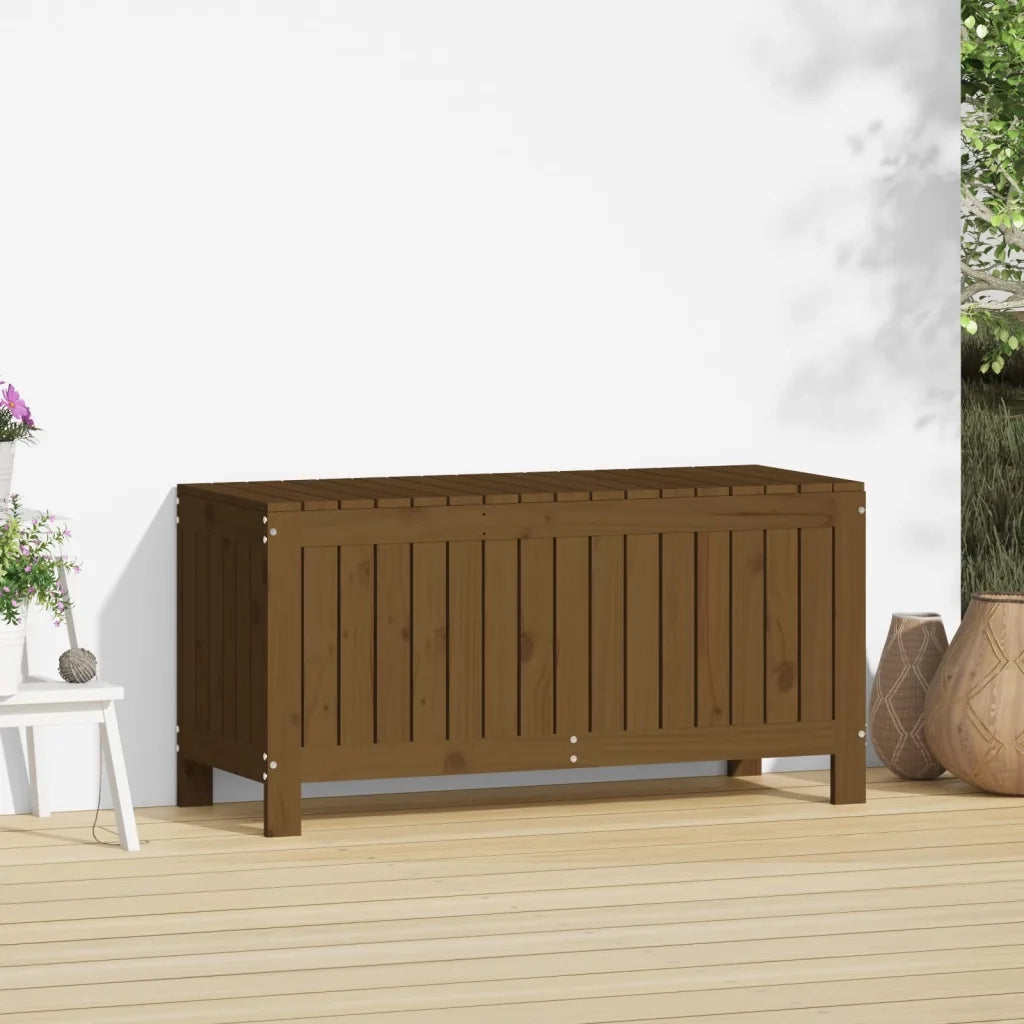 Contenitore da Giardino Ambra 108x42,5x54cm Legno Massello Pino