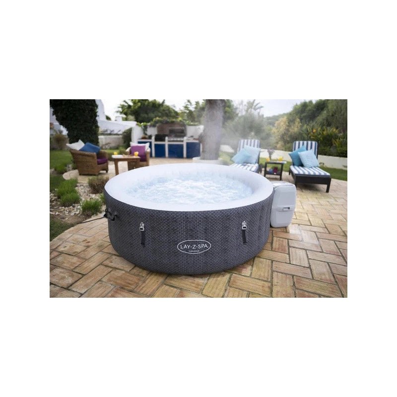 Spa gonfiabile idromassaggio 4 posti AirJet con riscaldatore 40°C e WiFi, diametro 180 cm con copertura e pompa filtro - Bestway