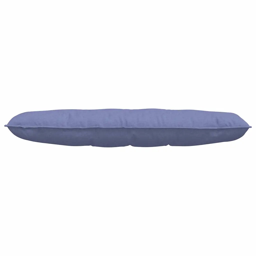 Cuscino per Schiena Blu jeans 140 x 19 x 50 cm Tessuto 42014844